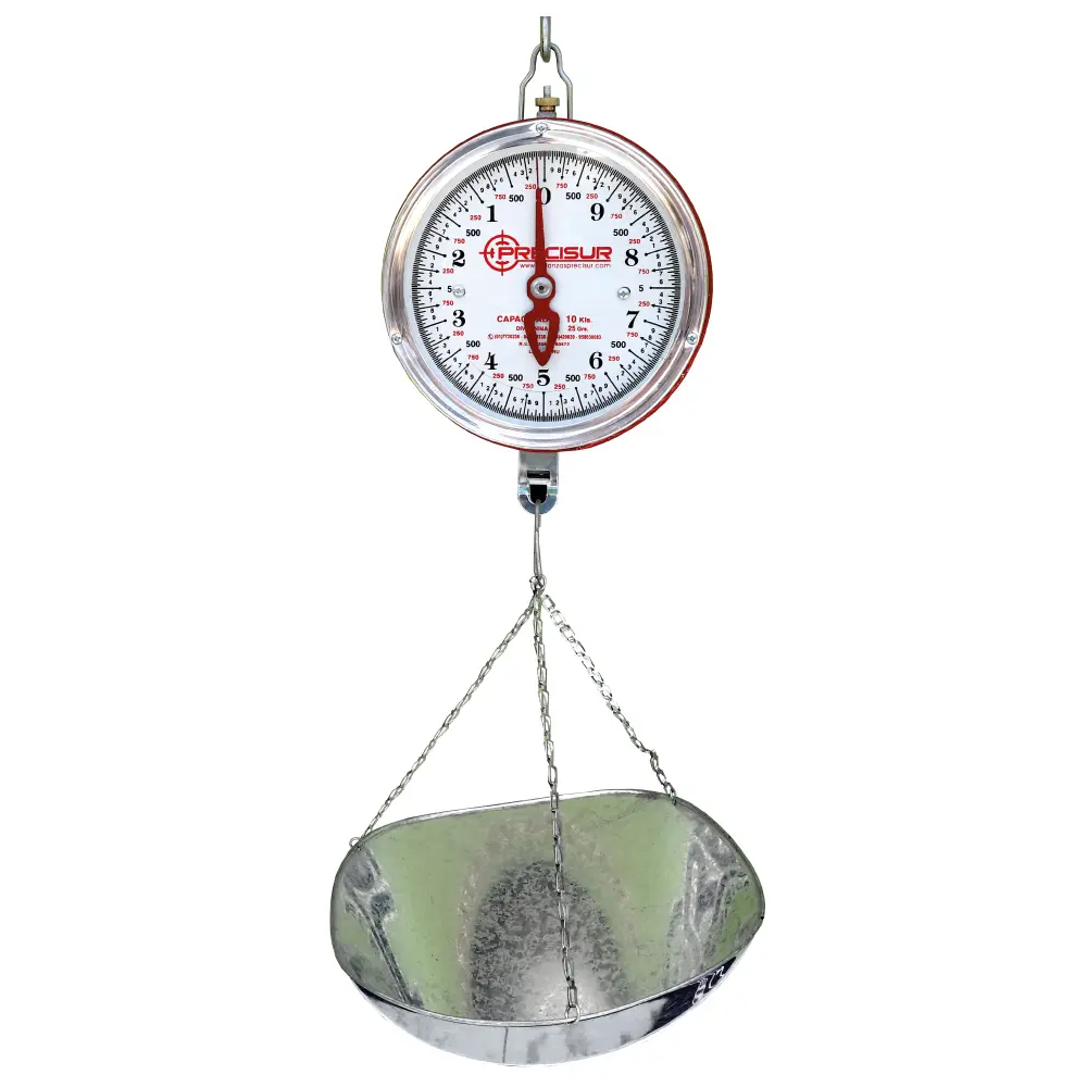 Balanza de Resorte Colgante Precisur Mecánica de 20 Kilos